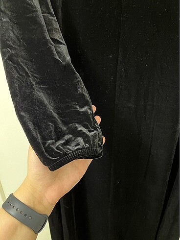 Kadife elbise - Görsel 4