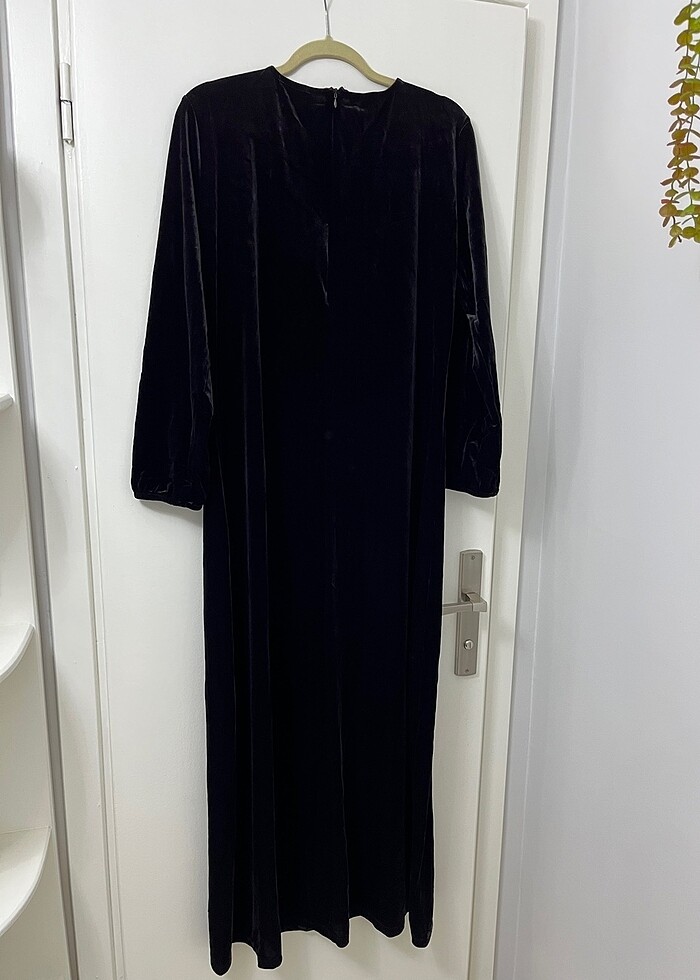 Kadife elbise - Görsel 3