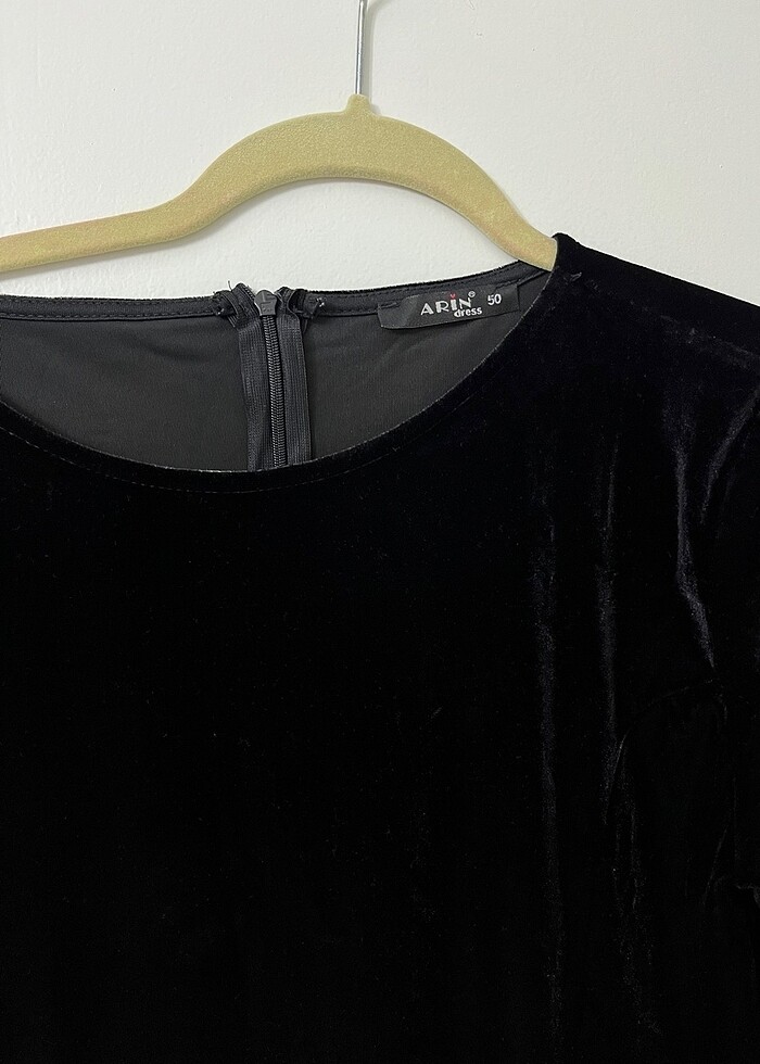 Kadife elbise - Görsel 2