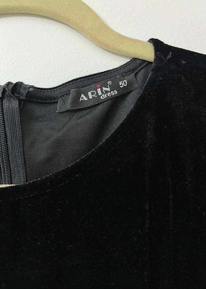 Kadife elbise - Görsel 5