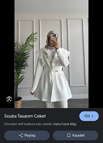 Scuba ceket 