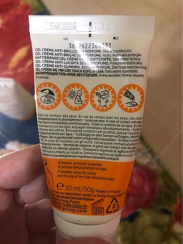 Beden Renk La roshe posay güneş kremi