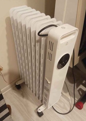 Beyaz Elektrikli Yağlı Radyatör Isıtıcı