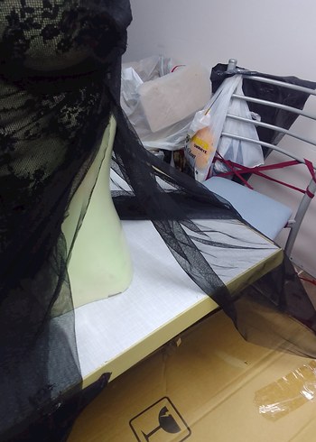 Siyah Uzun Dantel Hemşirelik Korsesi - Görsel 8