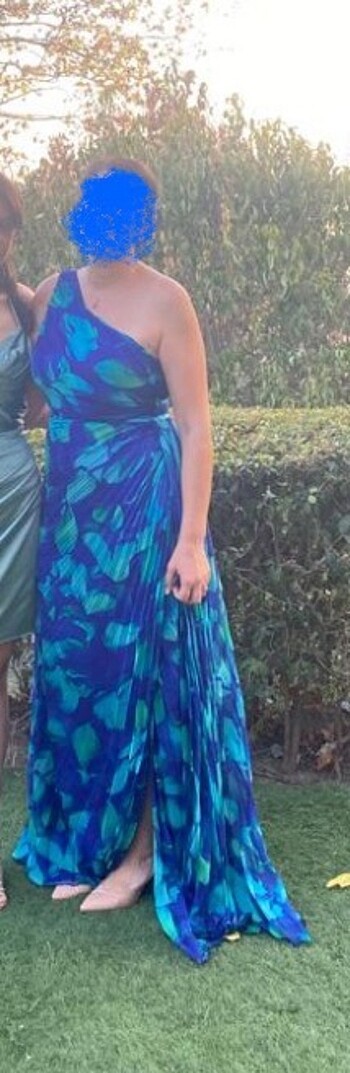 Şifon abiye elbise - Görsel 4