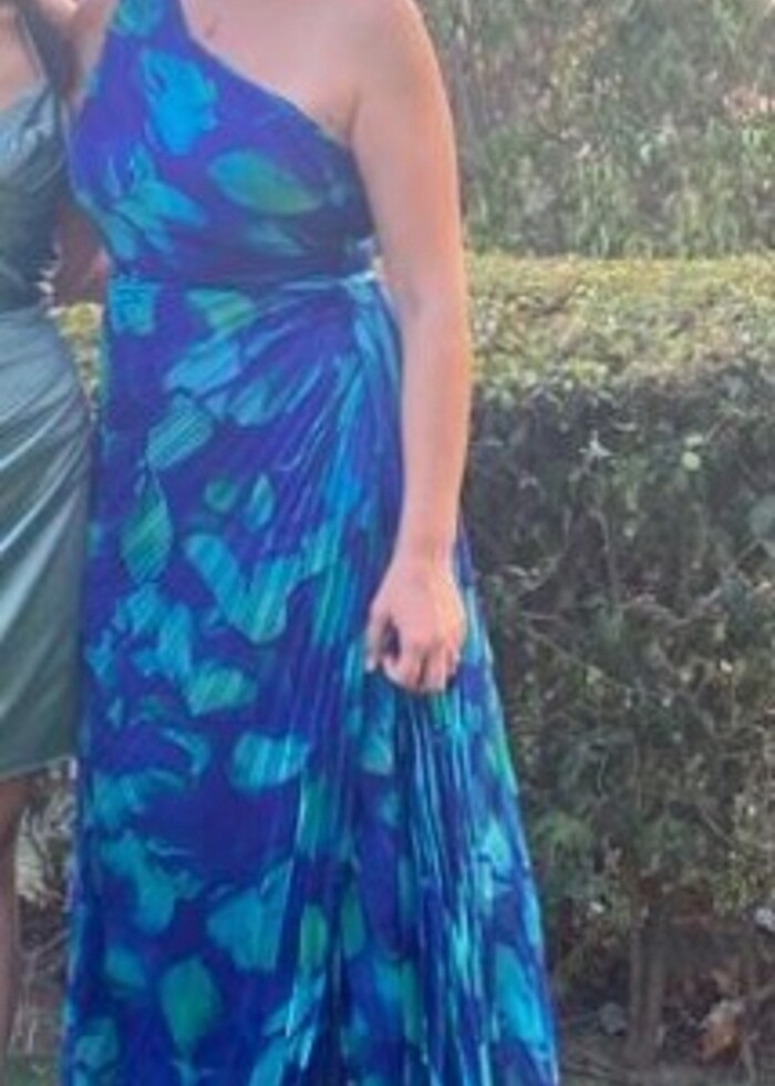 Şifon abiye elbise - Görsel 4