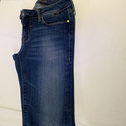 28 Beden lacivert Renk Mavi jeans kadın - olivia model düşük bel ve dar paça w 28 l30 t