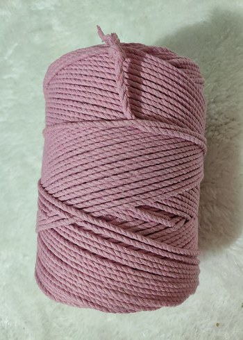 Pembe Makrome İpi 1kg - Görsel 2