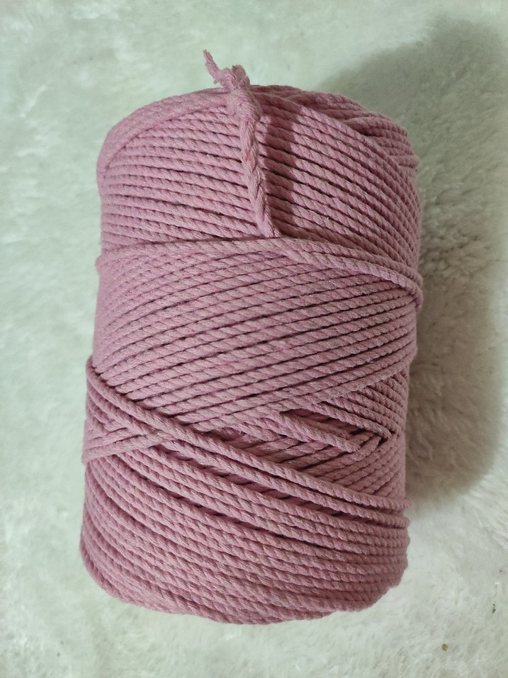 Pembe Makrome İpi 1kg - Görsel 2