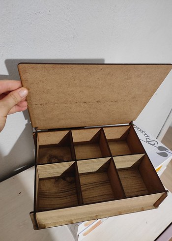 Ahşap Çay Kutusu - Görsel 2