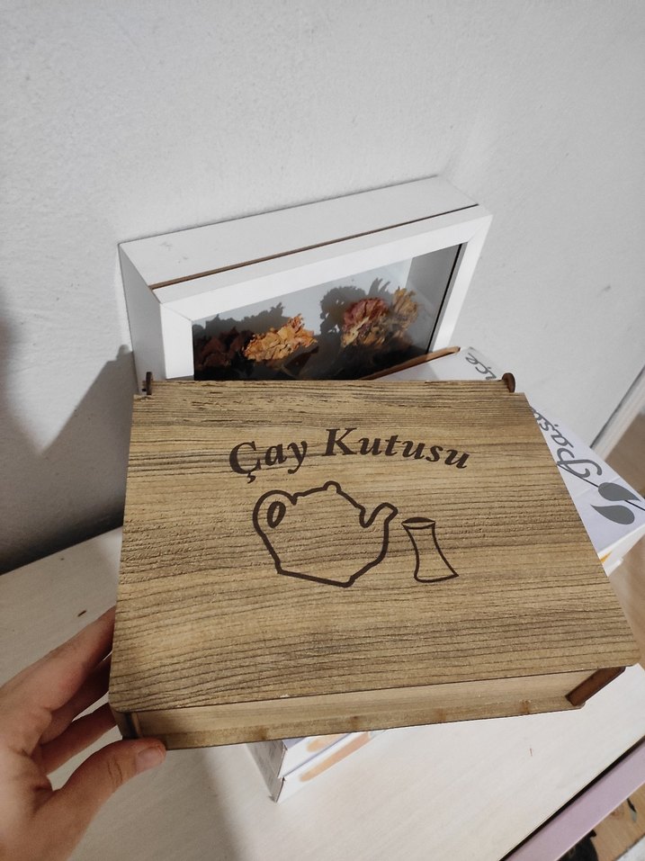 Ahşap Çay Kutusu - Görsel 4