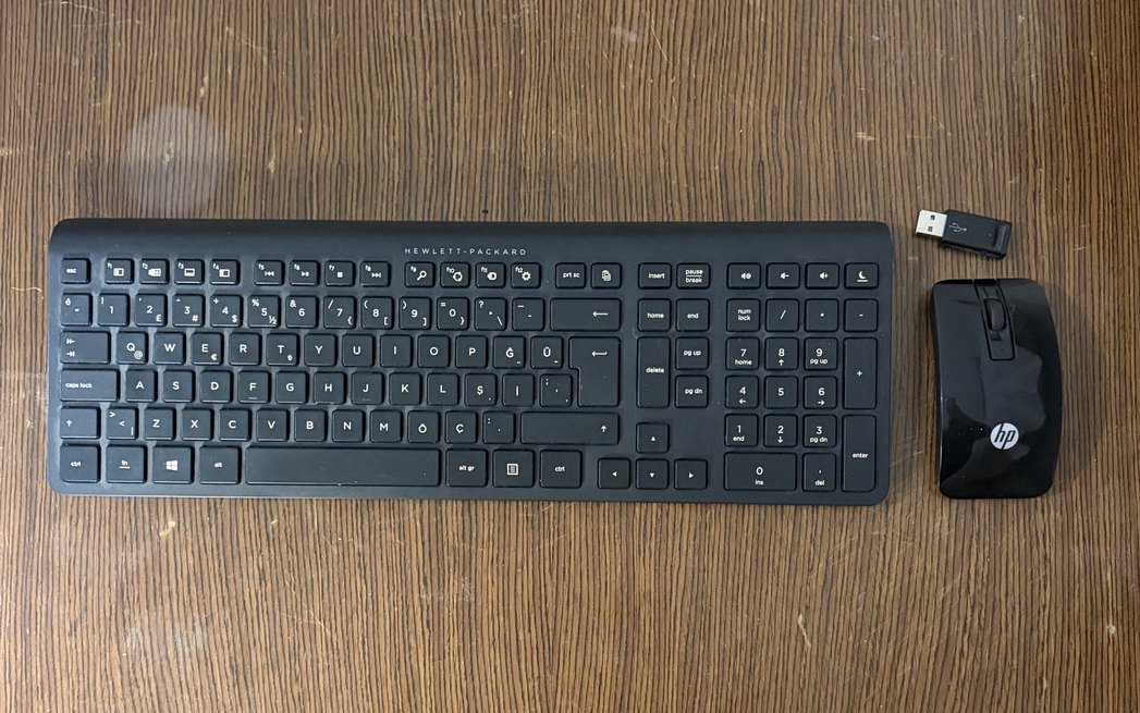 Hewlett-Packard HP Wireless Ultra Sessiz Tuş Klavye ve Mouse Kit - Görsel 5