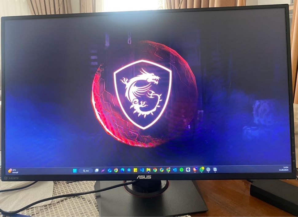 ASUS VG279Q Oyuncu Monitörü - 27 inç, Full HD, IPS, 1 ms (MPRT) - Görsel 2