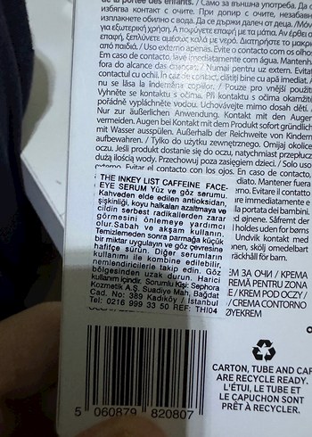 The Inkey List Kafeinli Göz Kremi 15 ml - Görsel 3