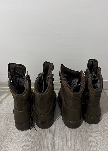 Kahverengi Kamuflaj Desenli Erkek Bot - Görsel 2