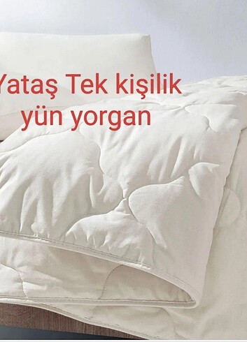 Yataş tek kişilik yün yorgan