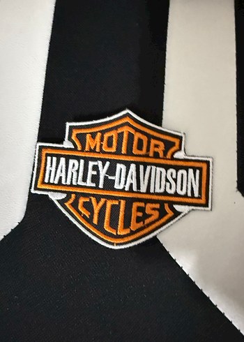 Renkli Harley-Davidson Motorcu patch yama - Görsel 2
