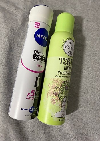 Nivea Black & White ve Tera Deodorant Seti