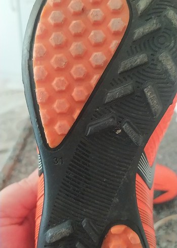 31 Beden turuncu Renk Turuncu Adidas Erkek Çocuk Bağcıklı Spor Ayakkabı
