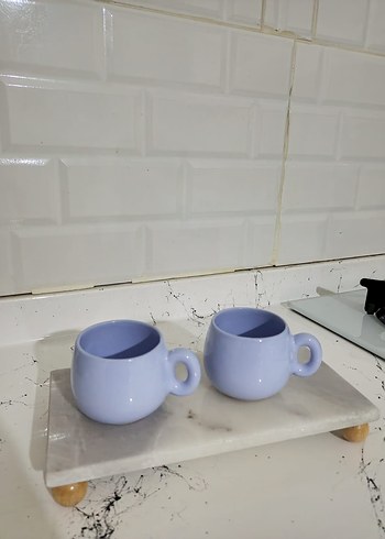 Pastel Lila İkili Fincan Seti - Görsel 2