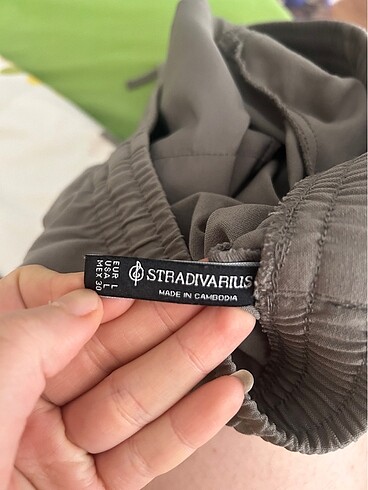l Beden gri Renk Stradivarius kargo pantolon