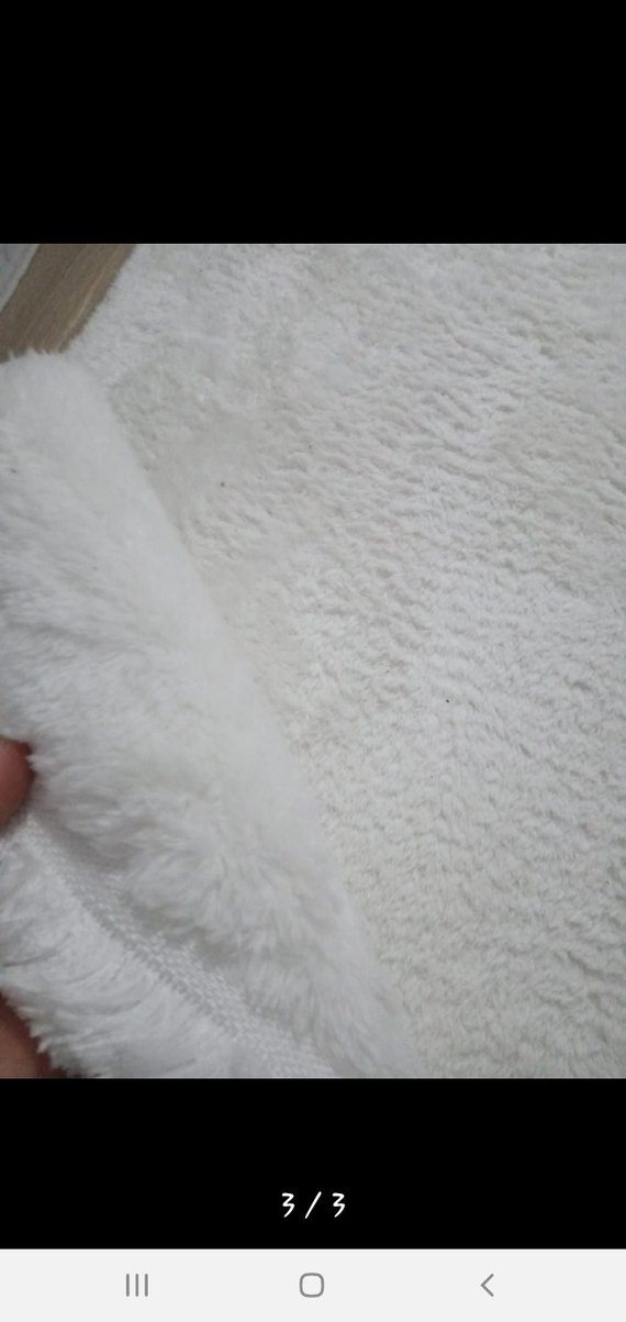Beyaz ve pelus yoluk en 100 boy 300 mtre - Görsel 3