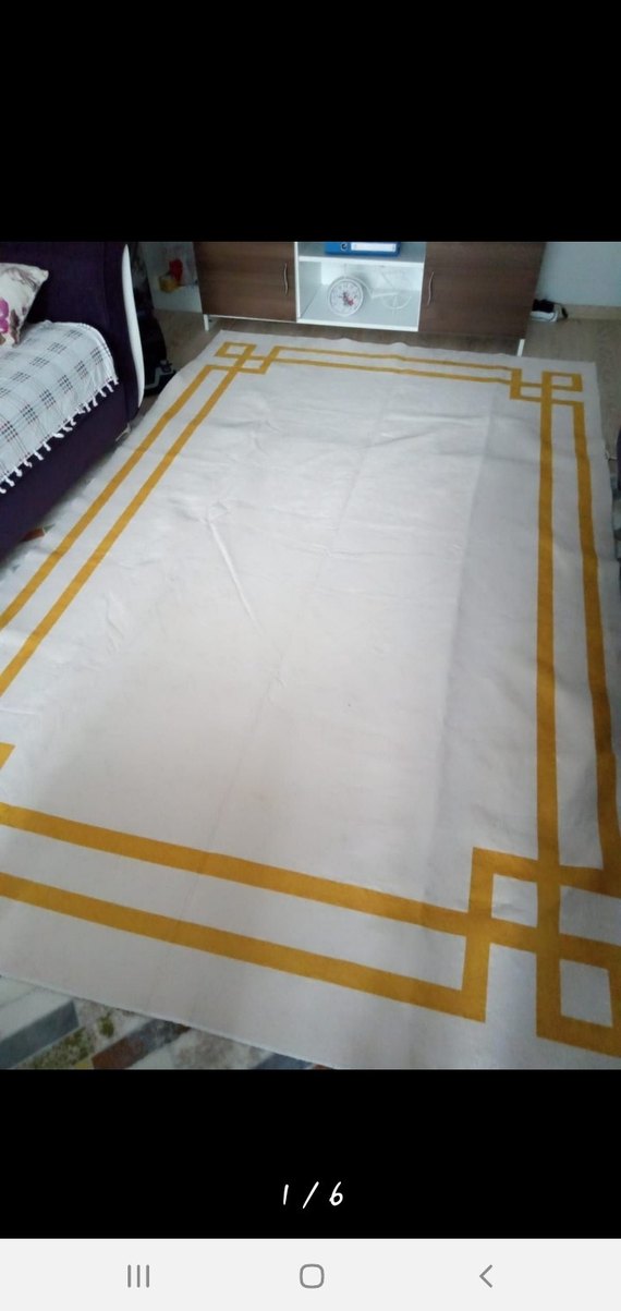 Sarı Desenli Konvansiyonel Halı - Görsel 2