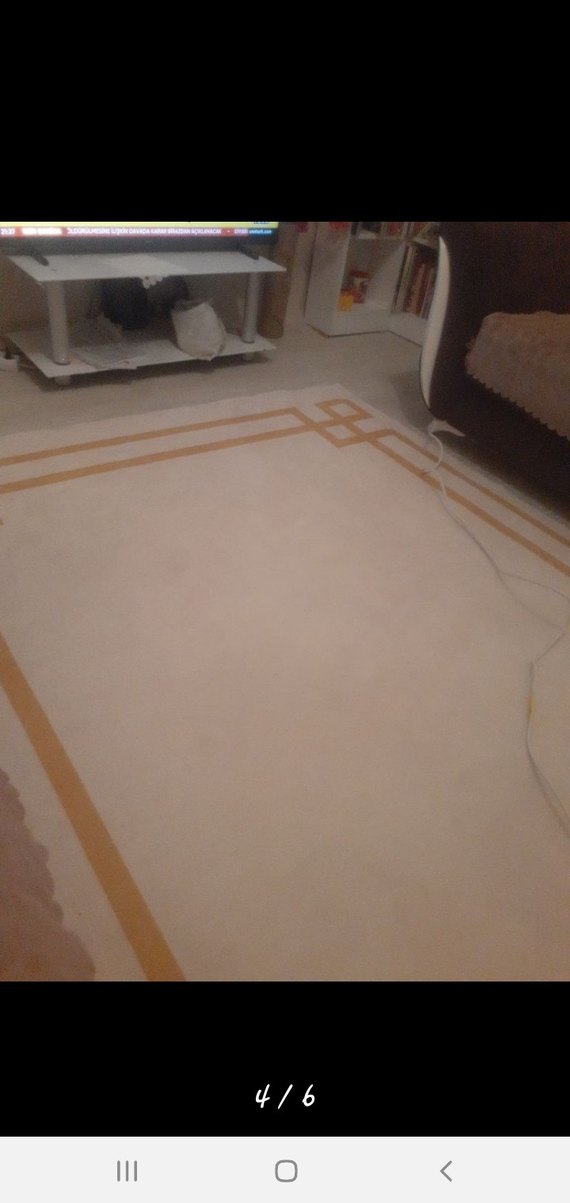 Sarı Desenli Konvansiyonel Halı - Görsel 4