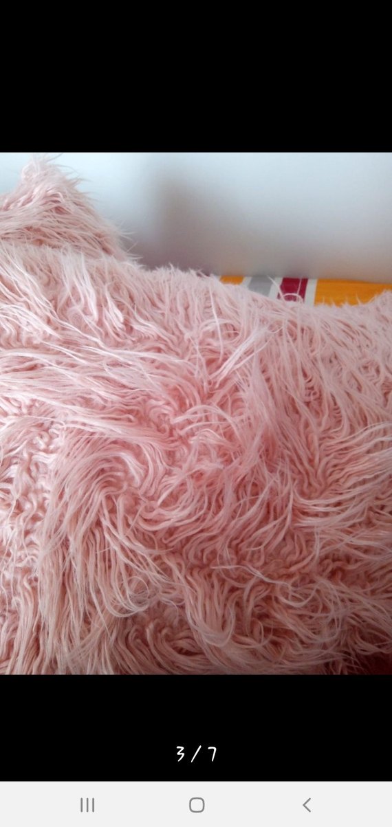 Pembe Parlak Bohem Tüylü ciftkisilik yatak örtüsü 4 parca - Görsel 3