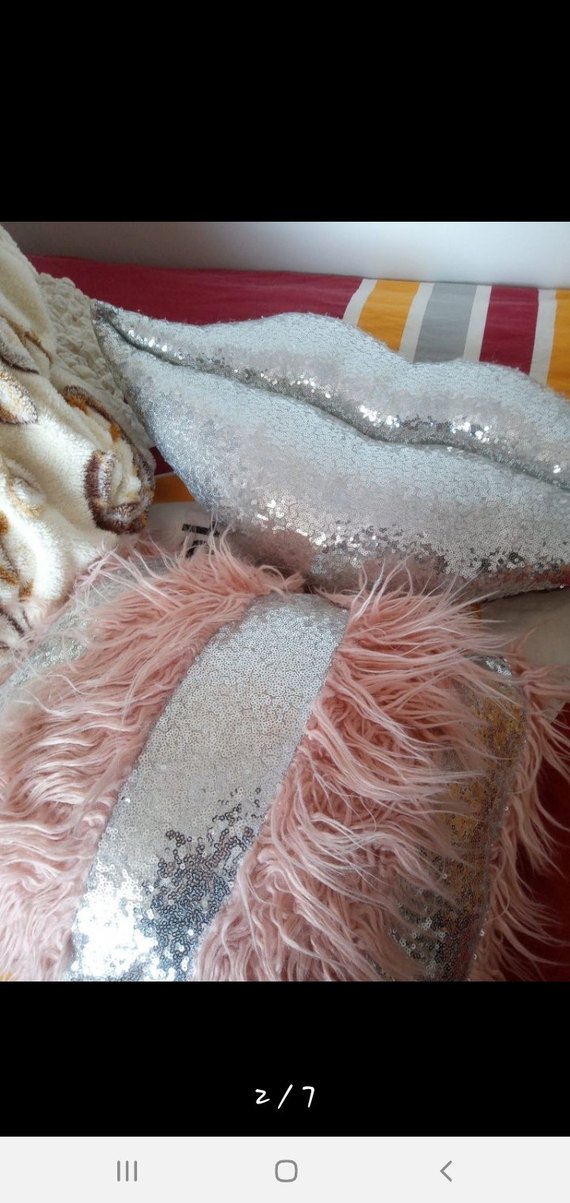 Pembe Parlak Bohem Tüylü ciftkisilik yatak örtüsü 4 parca - Görsel 2