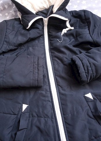 Fermuarlı Siyah Kadın Kışlık Mont - Görsel 3