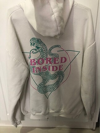 Yılan desenli sweatshirt