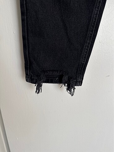 Diğer Siyah Mom Jean