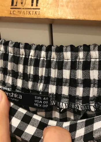 Bershka Hasarsız fix kalıp 36/38 Kumaş Pantolon