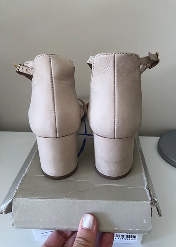 Aldo Aldo Bej Süet Topuklu Ayakkabı