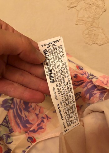 s Beden çeşitli Renk Zara çiçekli kısa elbise