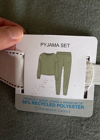 Primark haki pijama takımı - Görsel 3