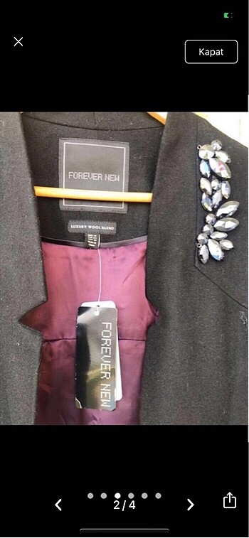 Zara Zara siyah taşlı ceket