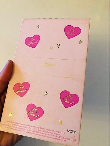 Beden Too faced far paleti