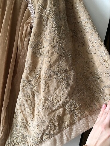 l Beden camel Renk Bej kaftan