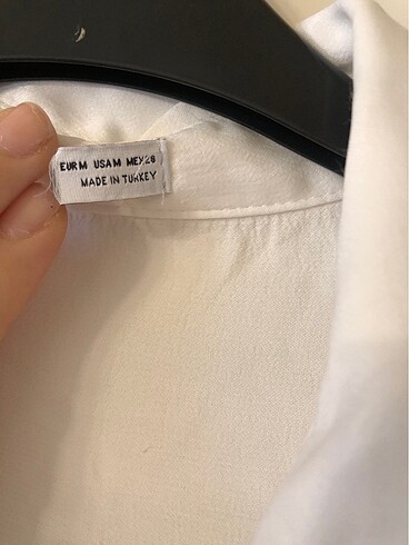 Zara Zara beyaz satan gömlek