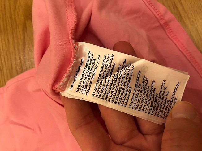 s Beden Calvin klein pembe bluz