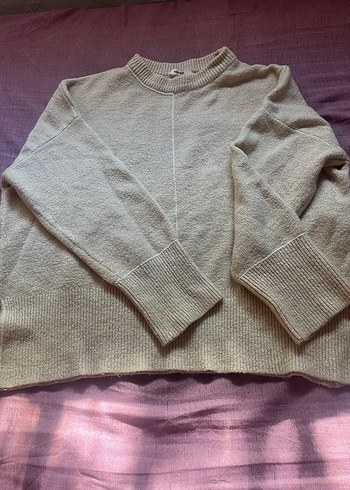 Koton Bej Kadın Yün Kazak - Görsel 3