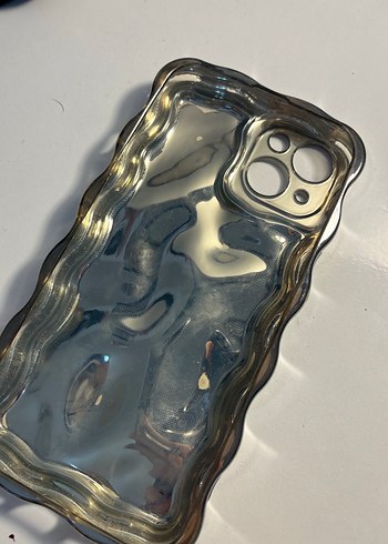 Parlak Gri Metalik Telefon Kılıfı - Görsel 2