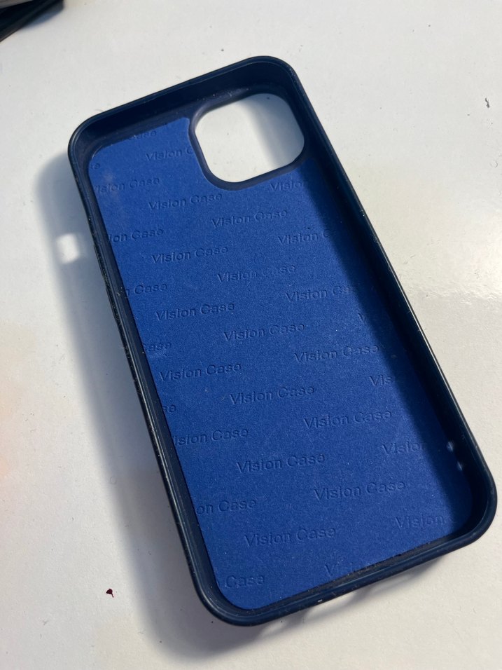 Mavi Taşlı Payetli Bohem Telefon Kılıfı - Görsel 2