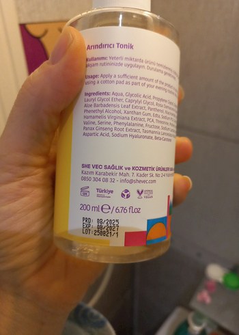 gözaltı Bakım Kremi ve Serum Seti tonik nemlendirici - Görsel 17