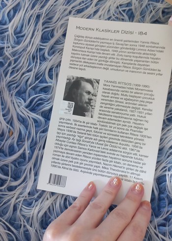 Yannis Ritsos - Sürgün Günlükleri Roman - Görsel 2