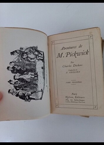 Charles Dickens antika kitap 1936 - Görsel 3