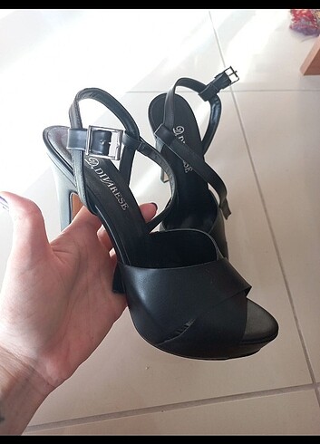 Siyah Divarese stiletto - Görsel 6