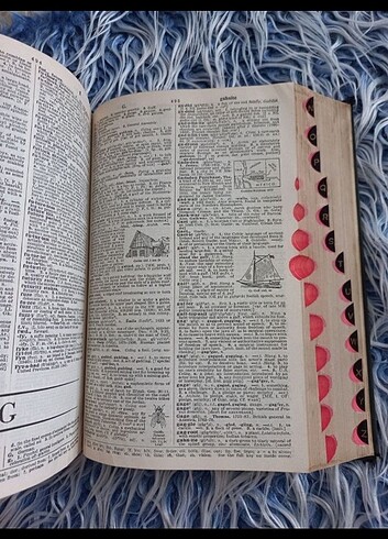 1953 American College ingilizce sözlük antika - Görsel 7